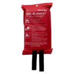 Brandfilt 120x180 cm 2-sidig silikonbeläggning